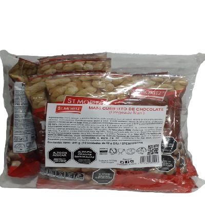 ST. MORITZ GRAGE MANI LECHE 40 G * 12UN